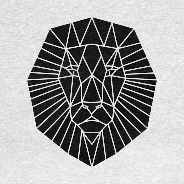 GEOMETRIC Animal Lion Head. by SartorisArt1